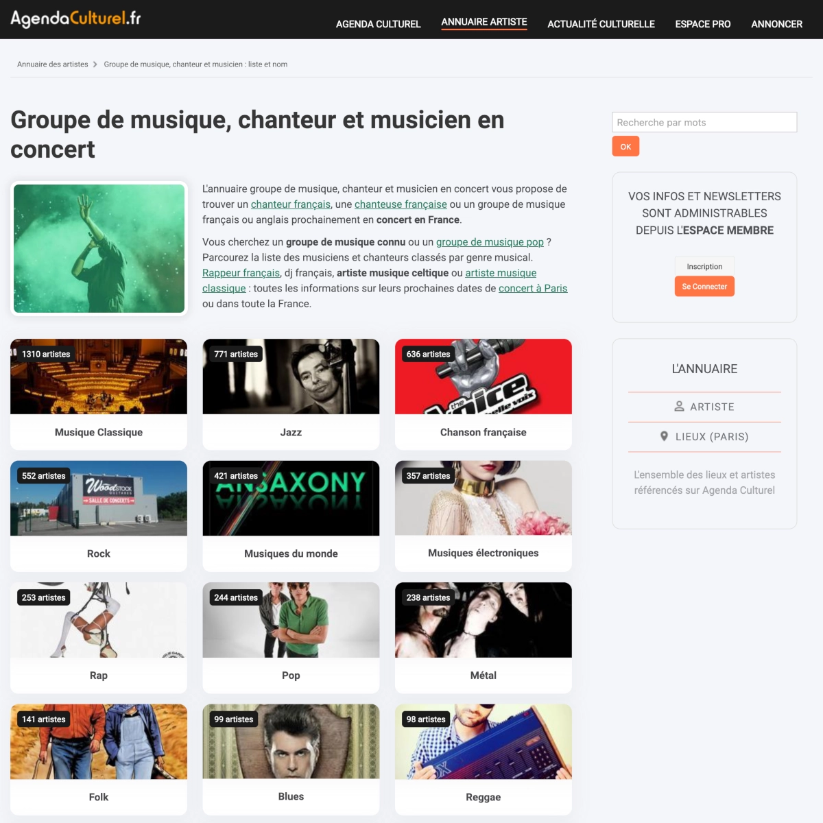 Agenda Culturel